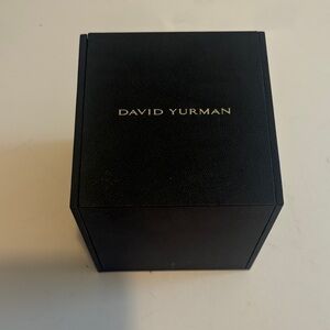 David Yurman Black Box with silver Logo